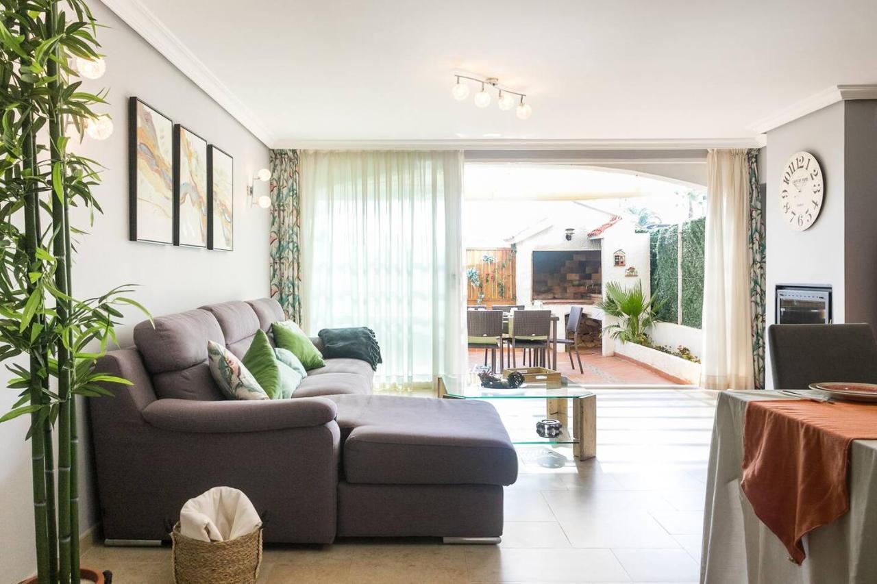 Bungalow Altea Junto Al Casco Antiguo, Piscina Y Barbacoa Esterno foto